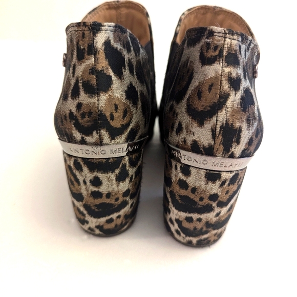 Women's Antonio Milani Animal Print Booties - Picture 3 of 8